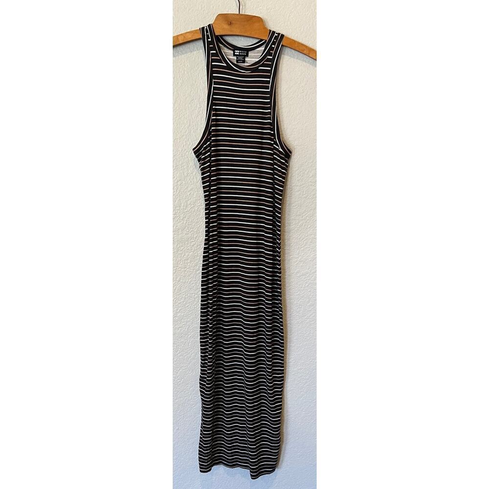 Billabong Young Love Stripe Sleeveless Midi Dress Size Small - Picture 8 of 10